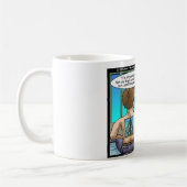 背中実在痛みおもしろいTマグカップ&ギフト コーヒーマグカップ (左)