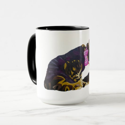 背中得に マグカップ (正面左)