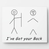 背中得のプラーク フォトプラーク (正面)