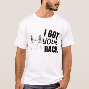 背中得の骨格 Tシャツ