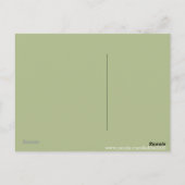 背中得を下ろせ！ドイツの羊飼い犬はがき ポストカード (裏面)