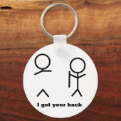 背中得を キーホルダー (正面)