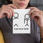 背中得を ポストカード<br><div class="desc">「I 得 Your Back」はフレーズでおもしろいす。このI Your Back得製品は「I 得 your back」というフレーズを文字通り取る。ステッカーは文字通り他の人の背中を取る。カスタマイズもしは好きな背景色をパーソナライズし、友達や家族とおもしろいの負荷を持つ。</div>
