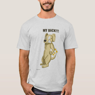 背中!!! Tシャツ