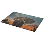 背威厳のある高 カッティングボード (角)