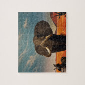 背威厳のある高 ジグソーパズル (縦)