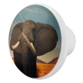 背威厳のある高 セラミックノブ (右)