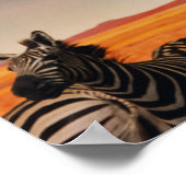 背威厳のある高 ポスター (角)