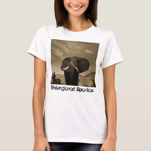 背威厳のある高 Tシャツ (正面)