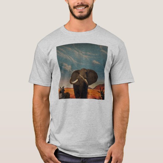 背威厳のある高 Tシャツ (正面)