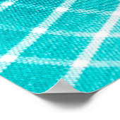 背市松模様に織がクローズアップ。 ポスター (角)