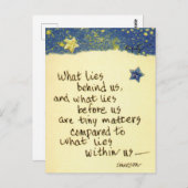 背後にある何…ことわざ色のスケッチノート ポストカード (正面/裏面)