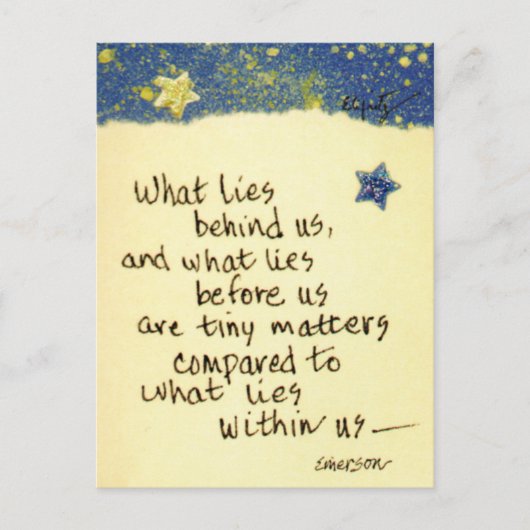 背後にある何…ことわざ色のスケッチノート ポストカード (正面)