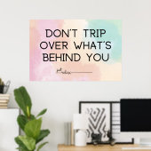 背後にある物を旅するな ポスター (ホームオフィス)