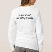 背後にいる人のために Tシャツ (裏面)