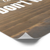 背感動的景のぼやけ引用文 ポスター (角)