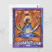 背教者の宇宙飛行士 - 教義に縛られずに探求する ポストカード (正面/裏面)