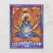 背教者の宇宙飛行士 - 教義に縛られずに探求する ポストカード (正面)