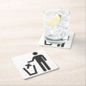 背教 スクエアペーパーコースター (インサイチュ)