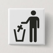 背教 缶バッジ (正面)