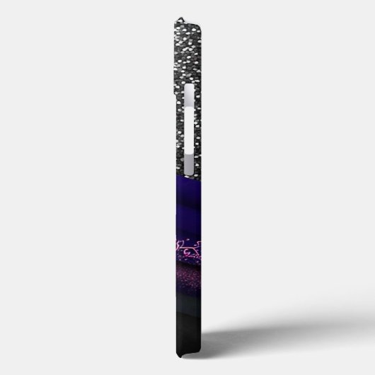 背景がエレガントキラキラする抽象デザイン Case-Mate iPhoneケース (裏面 / 左)