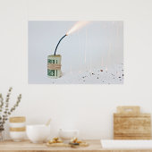 背景が明るいドル爆弾 ポスター (キッチン)