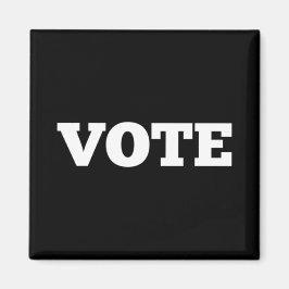 背景が黒い投票マグネット マグネット