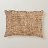 背景としての自然なラインテクスチャ アクセントクッション (裏面)