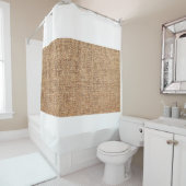 背景としての自然なラインテクスチャ シャワーカーテン (インサイチュ)