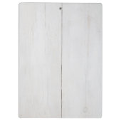 背景として使用される白い木材ヴィンテージ構造 クリップボード (裏面)