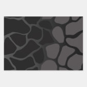 背景とグレーのグラデーションの折り返し紙  ラッピングペーパーシート (正面2)