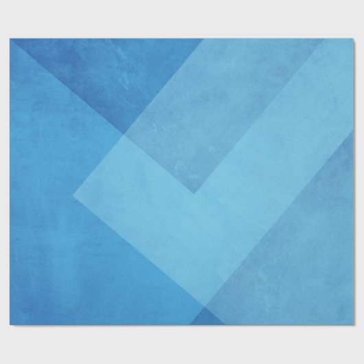 背景と青の美しい色パターン（の模様が）ある付き ラッピングペーパー (フラット)