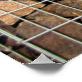 背景には抽象的な煉瓦の壁の質感が ポスター (角)