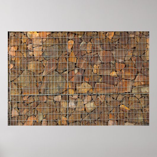 背景には抽象的な煉瓦の壁の質感が ポスター (正面)