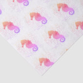 背景にピンクとオレンジのシ動揺してーホース 薄葉紙 (詳細)