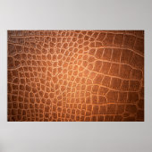 背景に使用する茶色の皮革のテクスチャ ポスター (正面)