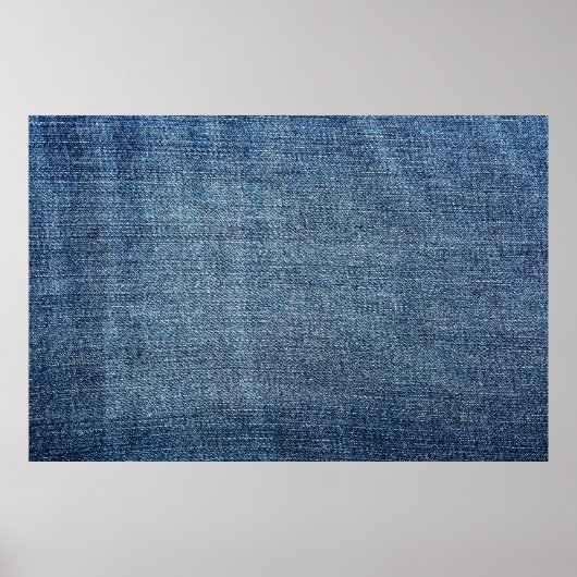 背景に対する粗末なデニムのテクスチャ。ブルージーンズ ポスター (正面)