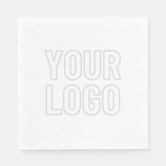 背景に応じてロゴを自動的に明るくする スタンダードランチョンナプキン (正面)