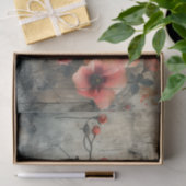 背景に繊細な動揺して花 薄葉紙 (ギフト)