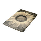 背景に美しいヴィンテージの花を抽象芸術 バスマット (アングル)