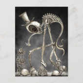 背景のある散歩 ポストカード (正面)