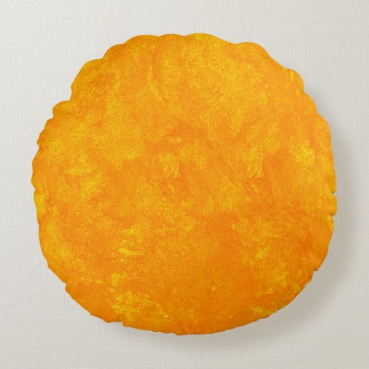 背景のしっくい塗り ラウンドクッション (正面)