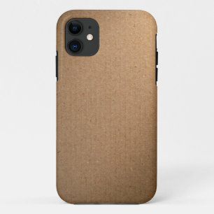 背景のためのブラウンのボール紙の質 iPhone 11 ケース