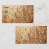 背景のためのリサイクルされた圧縮された木製の質 名刺 (正面/裏面)