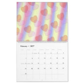 背景のカレンダー1 カレンダー (2月 2027)