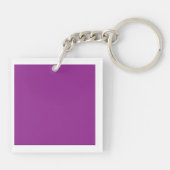 背景のグラデーションにピンクと キーホルダー (裏面)
