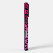 背景のヒョウのパタカラフルーン Case-Mate iPhoneケース (裏面 / 右)