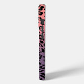 背景のヒョウのパタカラフルーン Case-Mate iPhoneケース (裏面 / 左)