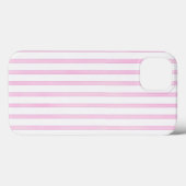背景のピンクの水彩画は縞で飾ります Case-Mate iPhoneケース (裏面 (横))