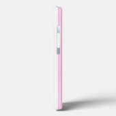 背景のピンクの水彩画は縞で飾ります Case-Mate iPhoneケース (裏面 / 左)